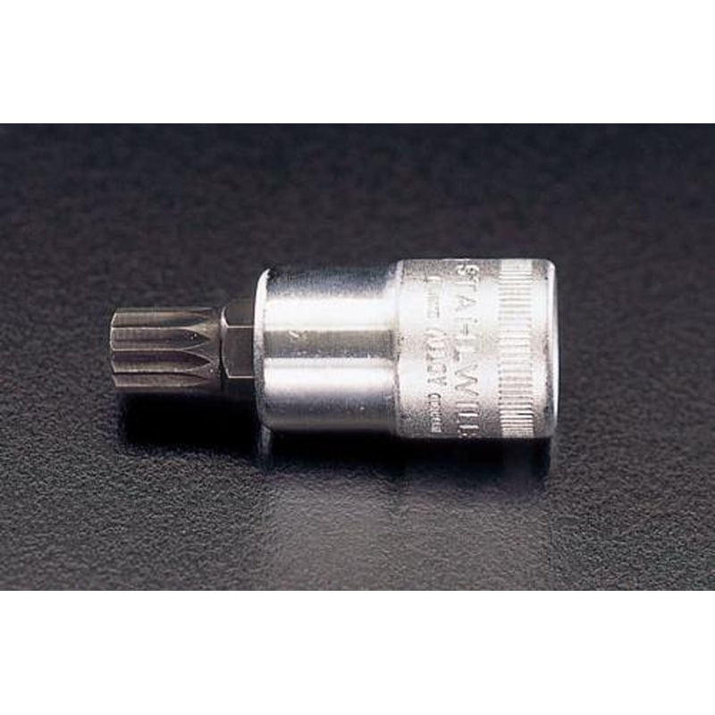 エスコ EA617YP-5 3/8”DR/M5x52mm［XZN]ビットソケット 1個（ご注文単位1個）【直送品】