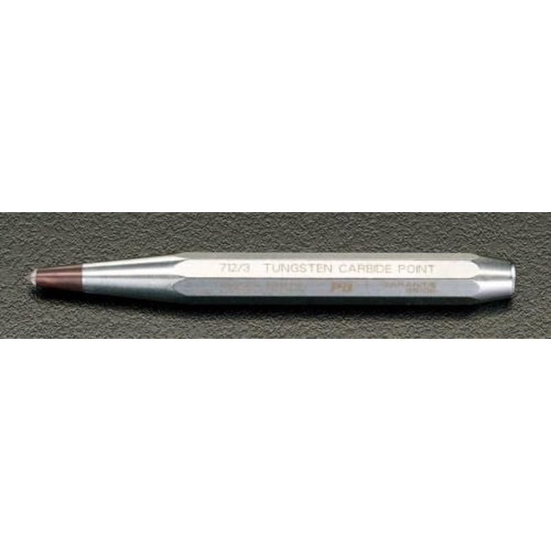 エスコ EA574AB-2 10x120mmセンターポンチ(超硬ポイント付) 1個（ご注文単位1個）【直送品】