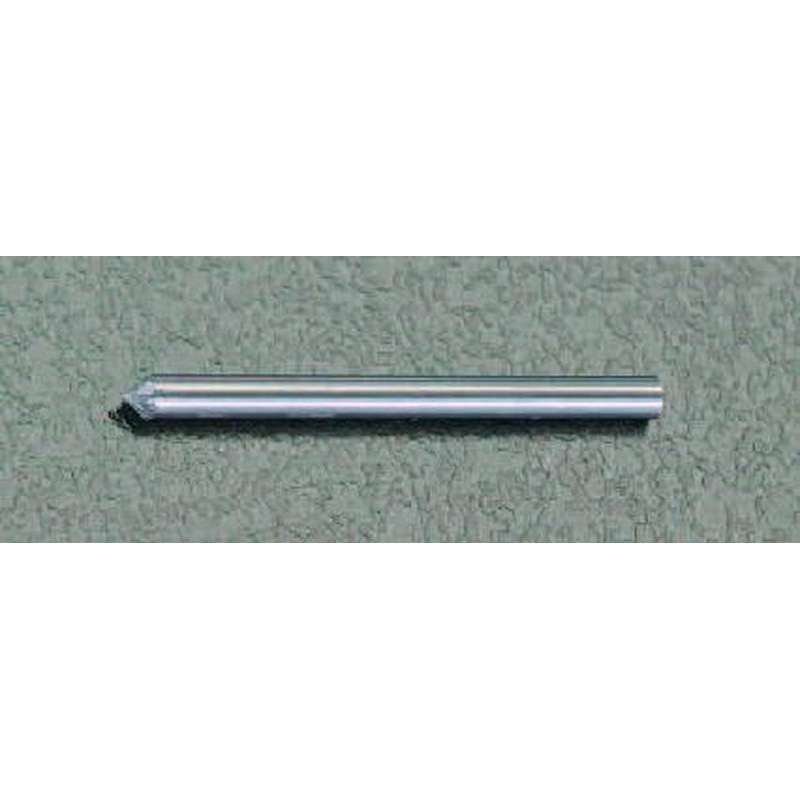 エスコ EA819CP-3 3.0x1.5x38mm/3mm軸超硬カッター(90゜) 1個(ご注文単位1個)【直送品】