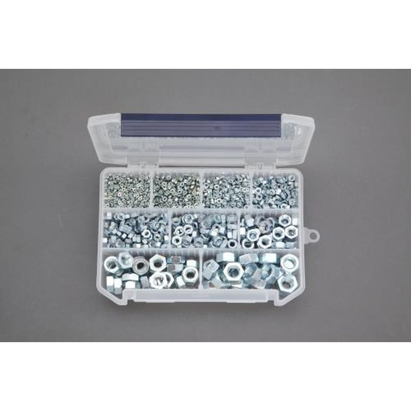 エスコ EA949LS-12 M2-M12六角ナットセット(ユニクロメッキ) 1個（ご注文単位1個）【直送品】