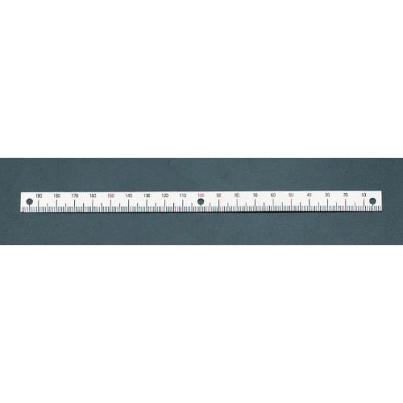 エスコ EA948J-114 200mm［左方向/下目盛]スケール(ネジ止付) 1個（ご注文単位1個）【直送品】