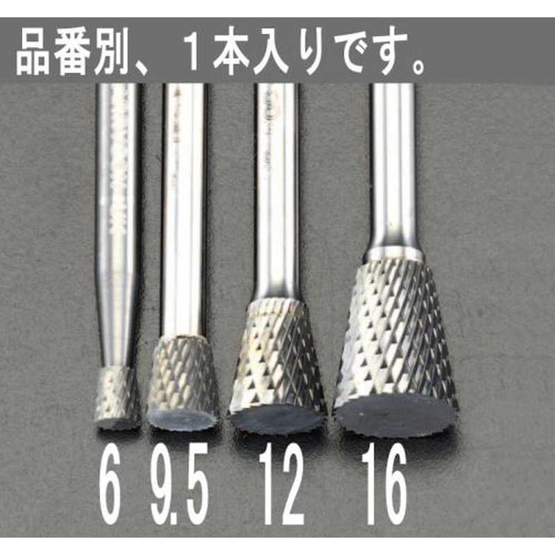 エスコ EA819JP-16 16x19mm/6mm軸超硬カッター 1個（ご注文単位1個）【直送品】