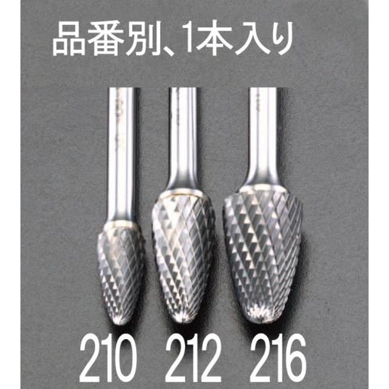 エスコ EA819JE-216 16x25mm/6mm軸超硬カッター(鉄・鋳物用) 1個（ご注文単位1個）【直送品】