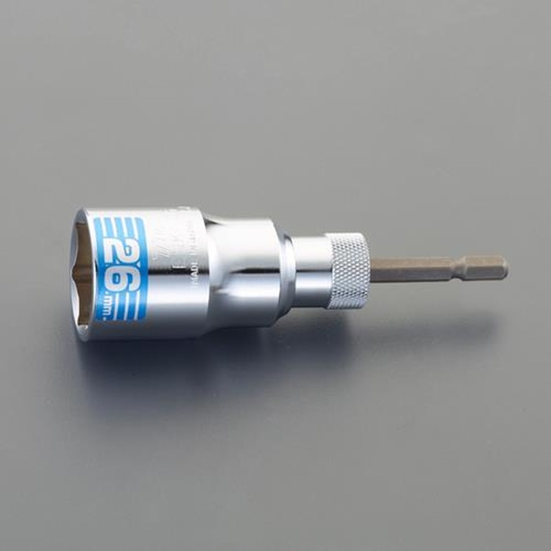 エスコ EA612BG-26 26mm電ドルソケット(高耐久/ビット交換式) 1個(ご注文単位1個)【直送品】