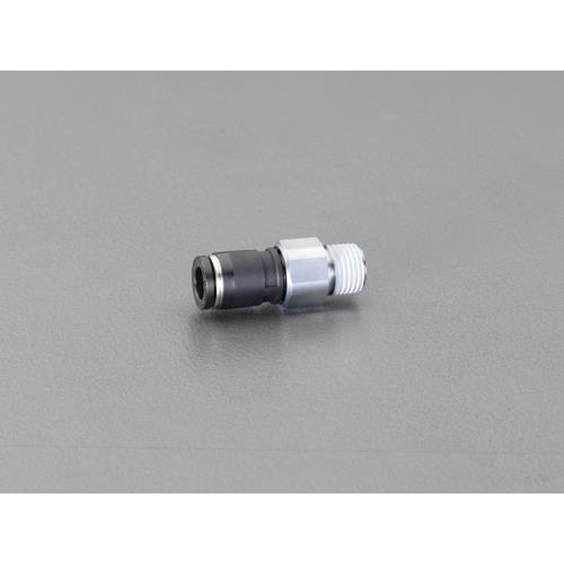 エスコ EA425MA-61 R1/8”x6mmロータリーストレートユニオン 1個（ご注文単位1個）【直送品】