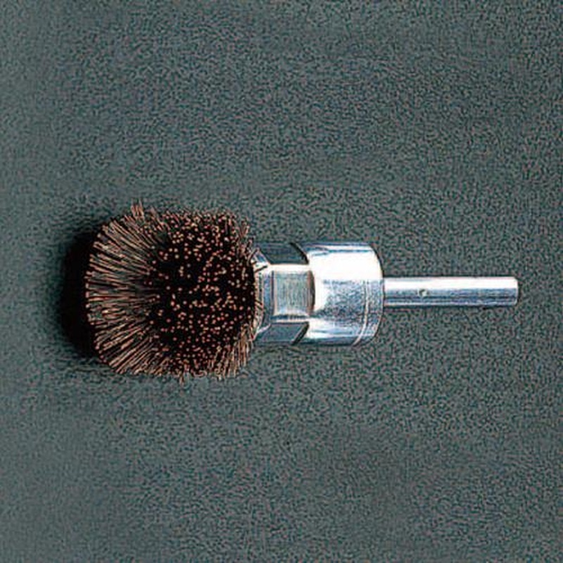 エスコ EA819BK-30S 30x25mm/6.0mm軸軸付ブラシ(ステンレス製) 1個(ご注文単位1個)【直送品】