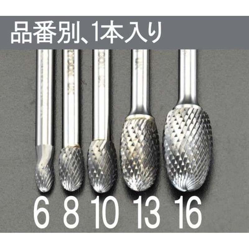 エスコ EA819JG-10 10x16mm/6mm軸超硬カッター 1個(ご注文単位1個)【直送品】