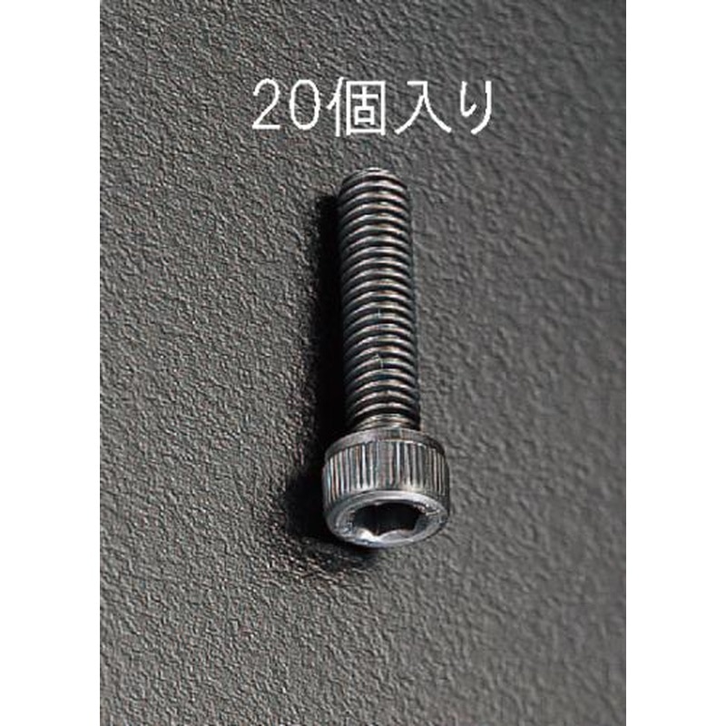 エスコ EA949DE-11 M10x25mm六角穴付ボルト(20個) 1個（ご注文単位1個）【直送品】