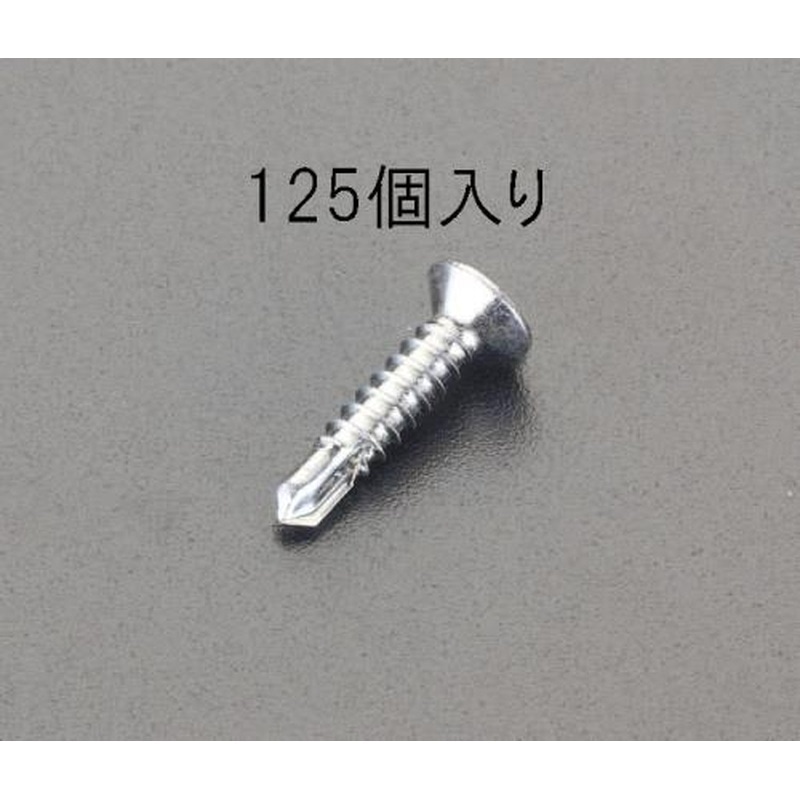 エスコ EA949EP-419S 4x19mm皿頭ピアスビス(三価クロメート/125本) 1個（ご注文単位1個）【直送品】