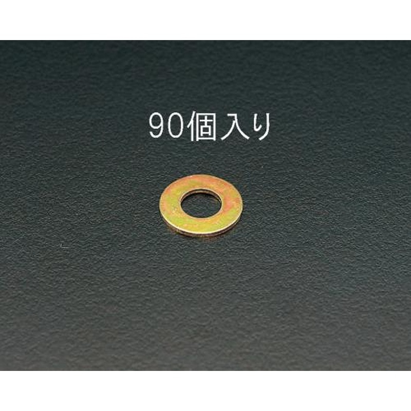エスコ EA949WH-10 M10平ワッシャー(90個) 1個（ご注文単位1個）【直送品】