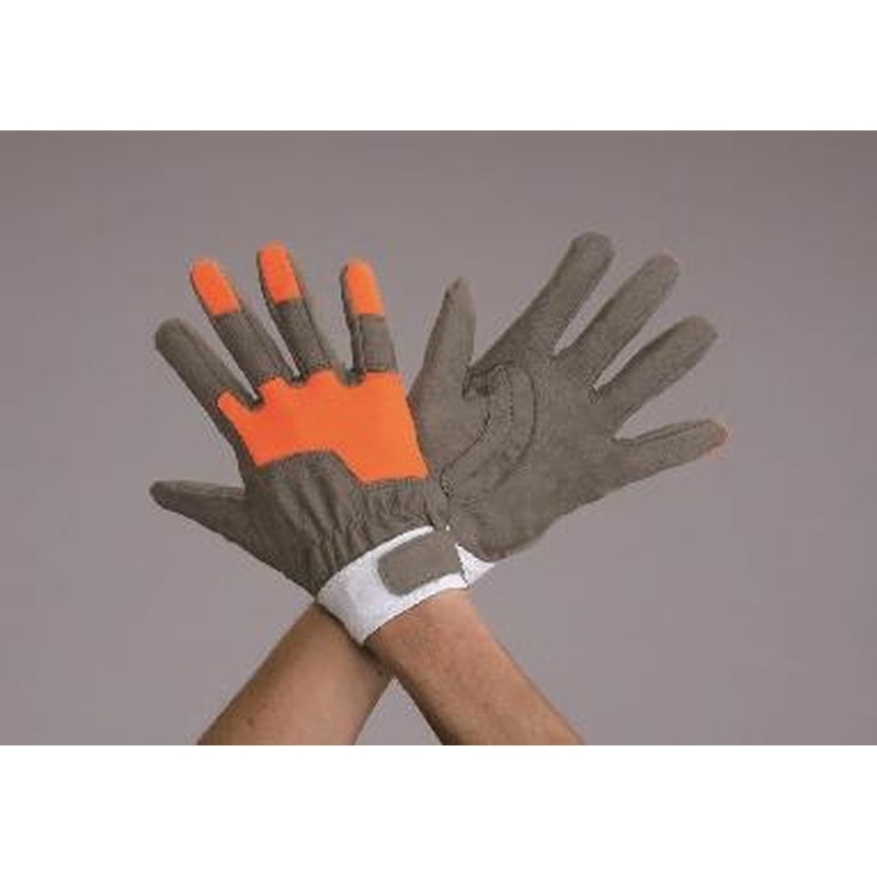 エスコ EA353BK-2[L]手袋(レスキュー・合成革) 1個（ご注文単位1個）【直送品】
