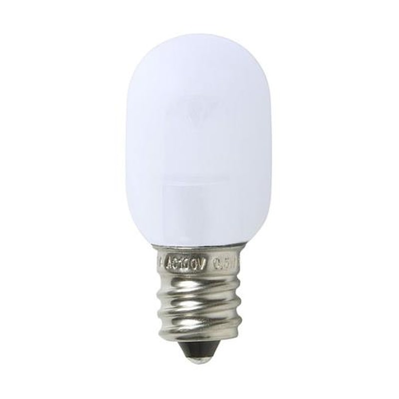エスコ EA758ZM-11A AC100V/0.5W/E12LEDナツメ電球(昼白色) 1個（ご注文単位1個）【直送品】
