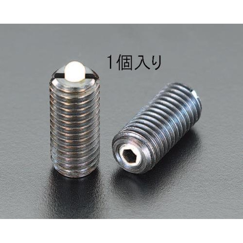 エスコ EA948DA-75 M10軽荷重スプリングプランジャー 1個(ご注文単位1個)【直送品】