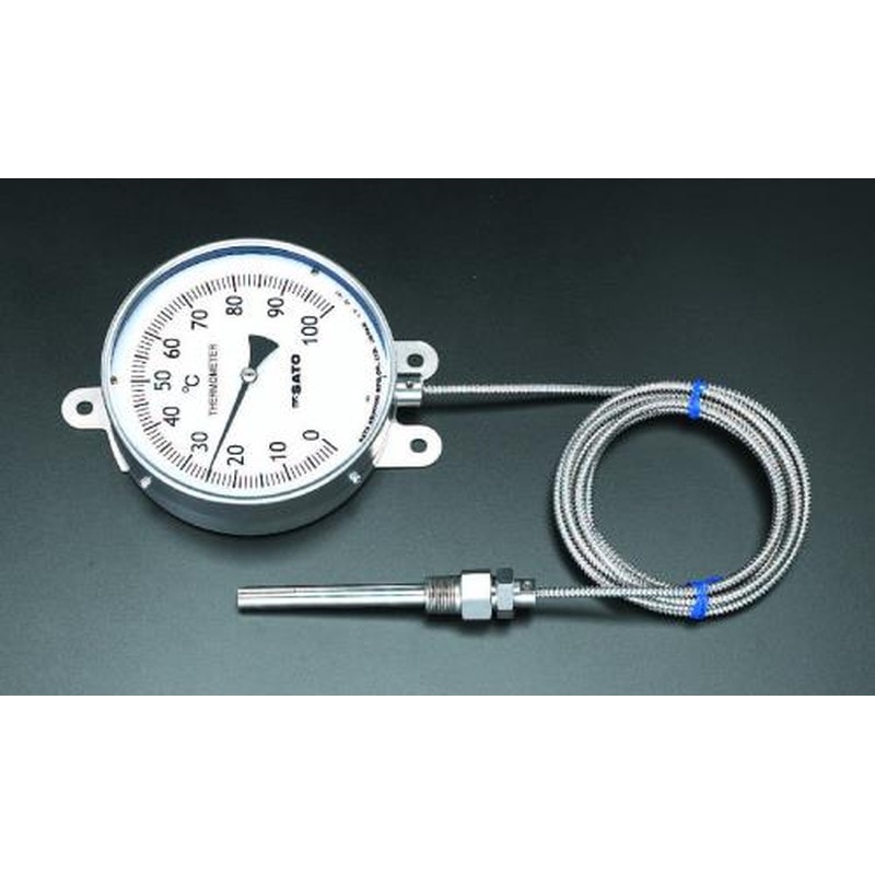 エスコ EA727-12 0-50℃/φ154mm隔測温度計 1個(ご注文単位1個)【直送品】
