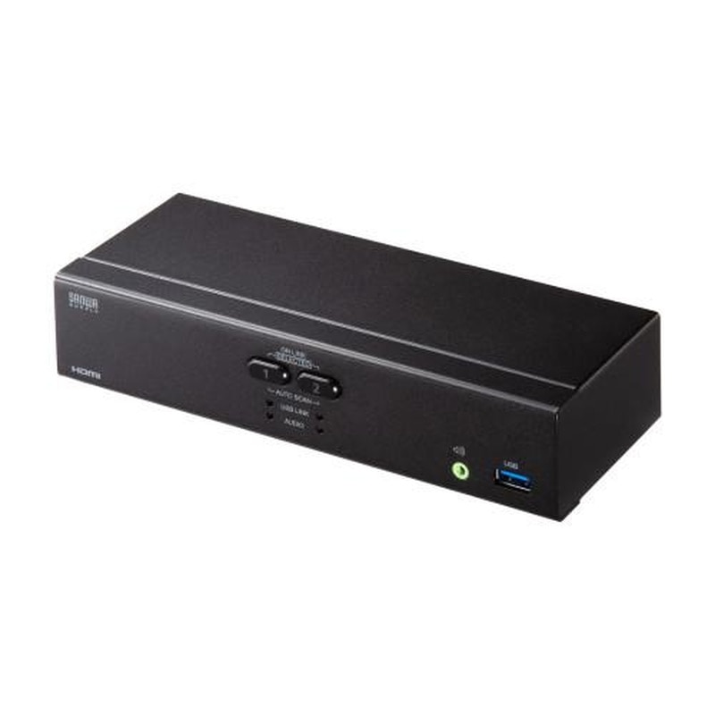 エスコ EA764AE-65 パソコン自動切替器(4K対応/2：1) 1個（ご注文単位1個）【直送品】