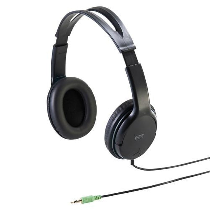 エスコ EA763BC-69 1.8mステレオヘッドホン(40mm口径スピーカー) 1個（ご注文単位1個）【直送品】