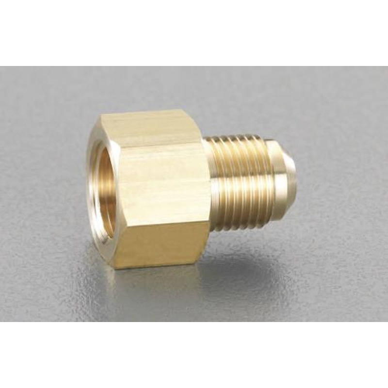 エスコ EA443MB-22 Rc1/4”xF1/4”PTねじコネクター 1個(ご注文単位1個)【直送品】