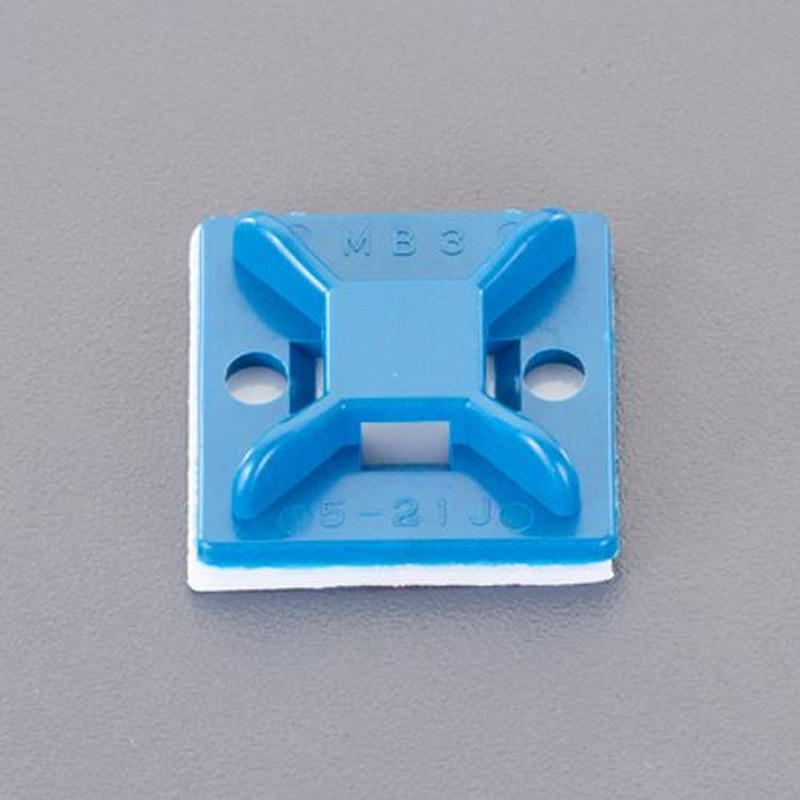 エスコ EA475GH-71 結束バンド用ベース(金属・X線検出用/20個) 1個(ご注文単位1個)【直送品】