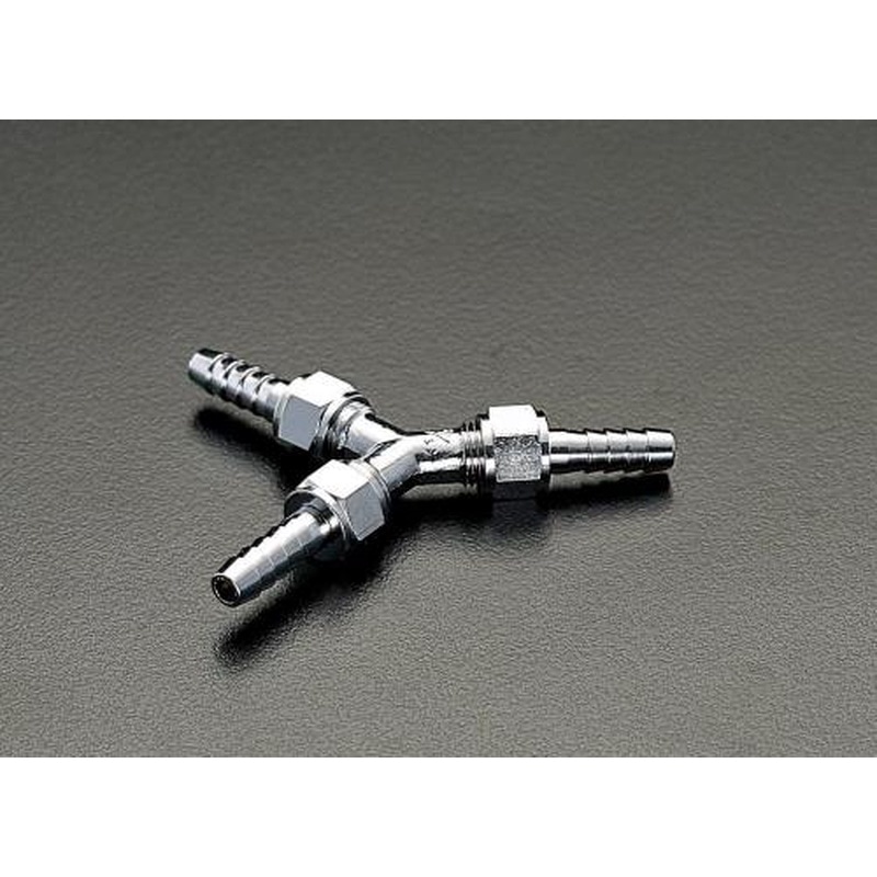 エスコ EA141EC-8 8.0mm三方ホースジョイント 1個（ご注文単位1個）【直送品】