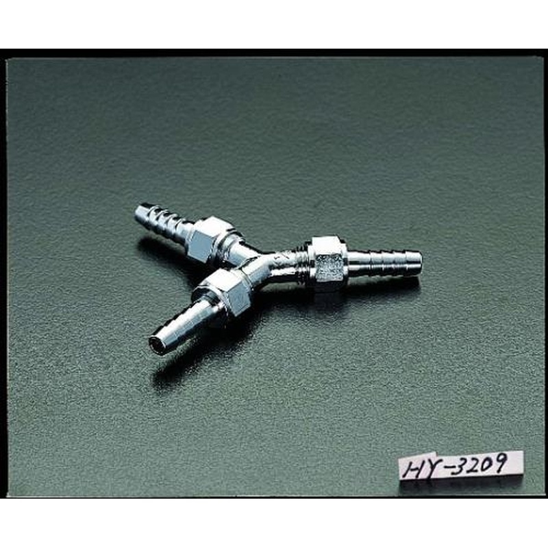 エスコ EA141EC-9 9.0mm三方ホースジョイント 1個（ご注文単位1個）【直送品】