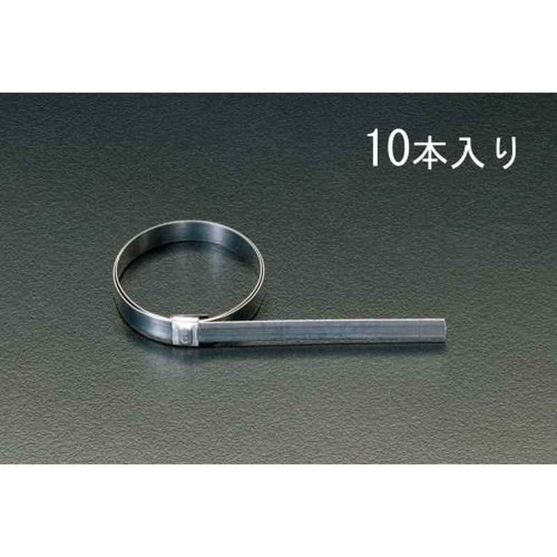 エスコ EA463BD-35 35mm二重クランプ・強力(ステンレス製/10個) 1個（ご注文単位1個）【直送品】