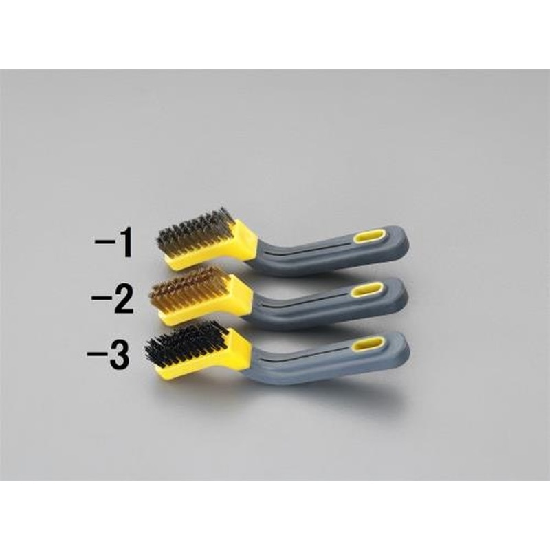 エスコ EA109ED-2 57x22mm/180mmブラシ(真鍮製/3行) 1個（ご注文単位1個）【直送品】