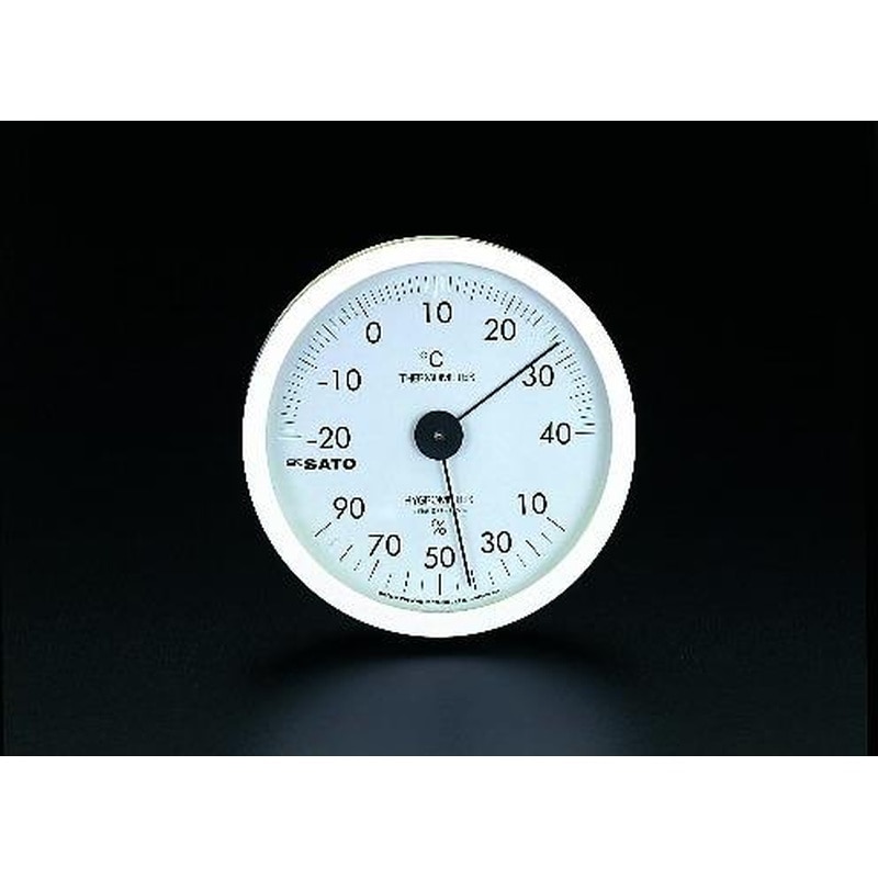 エスコ EA728EB-4 φ130mm温度・湿度計 1個(ご注文単位1個)【直送品】
