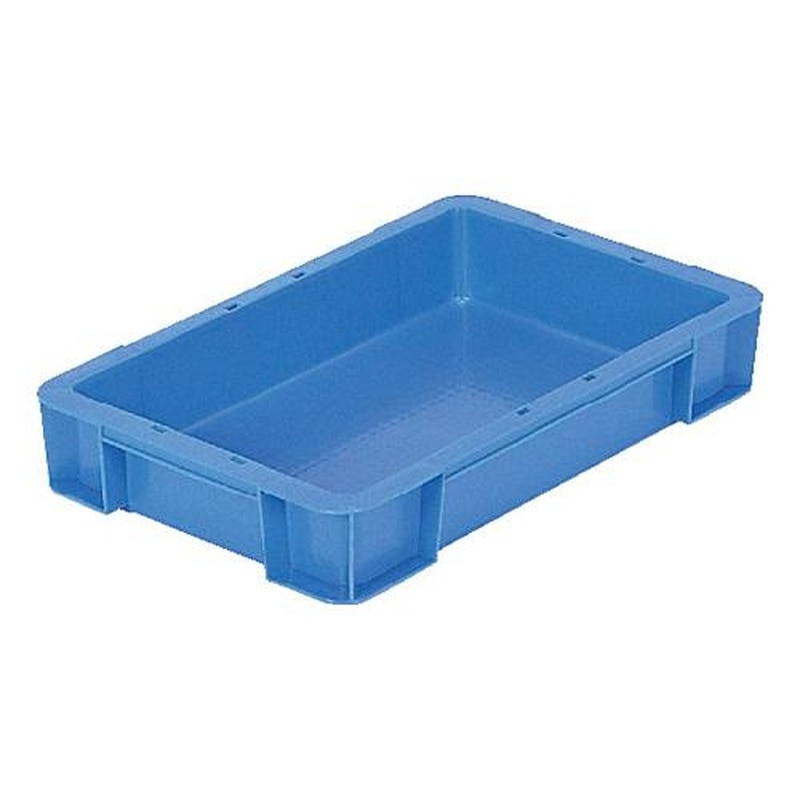 エスコ EA506AF-176 440x278x75mm/6.4Lコンテナ(ブルー) 1個(ご注文単位1個)【直送品】
