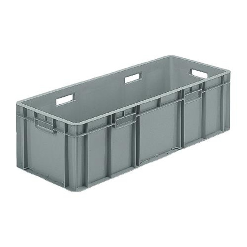 エスコ EA506AF-311 838x335x241mm/54.1L軽量コンテナ(ライトグレー) 1個(ご注文単位1個)【直送品】