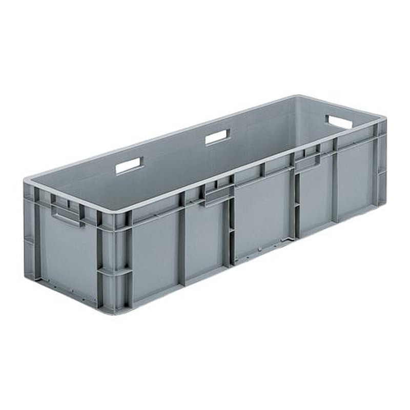エスコ EA506AF-314 1005x335x241mm/65.4L軽量コンテナ(ライトグレー) 1個(ご注文単位1個)【直送品】