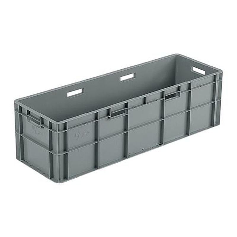 エスコ EA506AF-315 1005x335x288mm/78.7L軽量コンテナ(ライトグレー) 1個(ご注文単位1個)【直送品】