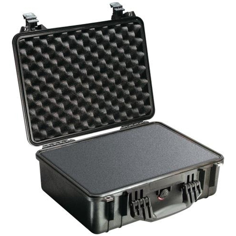 エスコ EA657-152 459x327x171mm/内寸万能防水ケース(黒) 1個(ご注文単位1個)【直送品】
