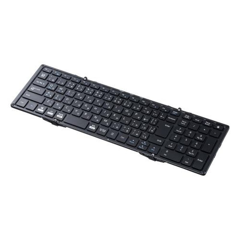 エスコ EA764AB-230 370x120x13mmワイヤレスキーボード(折畳/テンキー付) 1個（ご注文単位1個）【直送品】