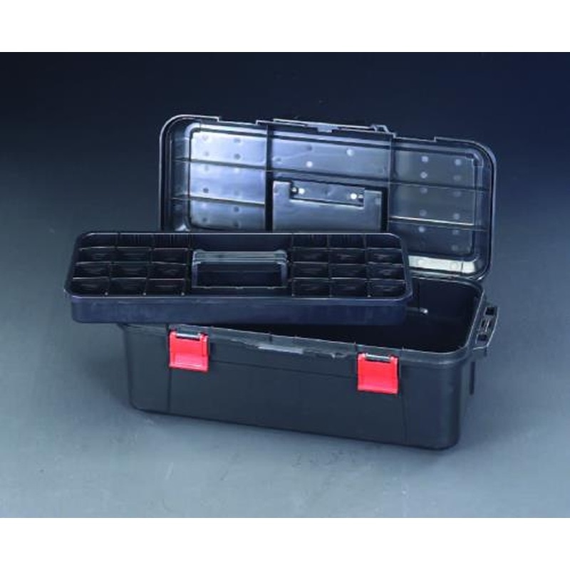 エスコ EA507MD-1 500x257x224mm工具箱(中皿付) 1個(ご注文単位1個)【直送品】
