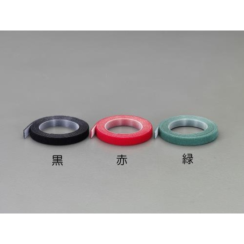 エスコ EA944MA-13 10mmx1.5m両面マジック結束バンド(黒) 1個（ご注文単位1個）【直送品】