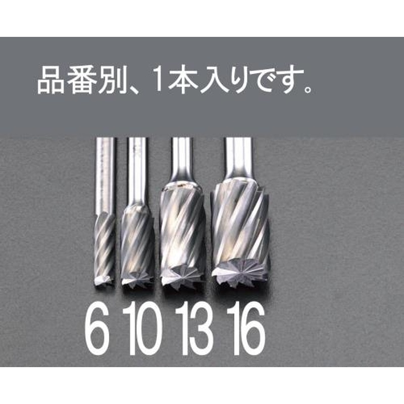 エスコ EA819JW-13 12x25mm超硬カッター(アルミ用/EndCut) 1個（ご注文単位1個）【直送品】