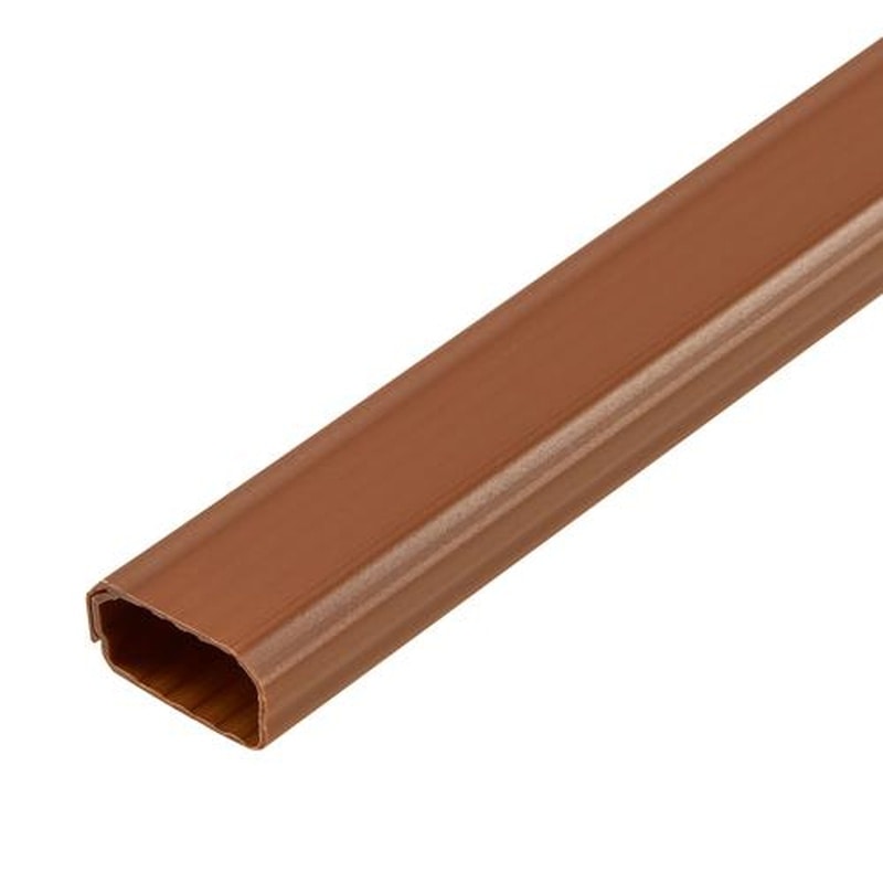 エスコ EA947JC-26 21mmx1.0mモール(プラスチック/ブラウン/10本) 1個(ご注文単位1個)【直送品】