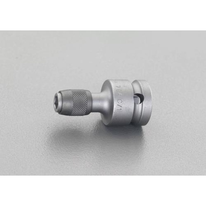 エスコ EA611AX-4B 5/16”Hex-1/2”DRクイックアダプター 1個（ご注文単位1個）【直送品】