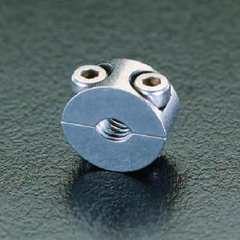 エスコ EA638R-3 3mmワイヤークランプ(ステンレス製) 1個（ご注文単位1個）【直送品】