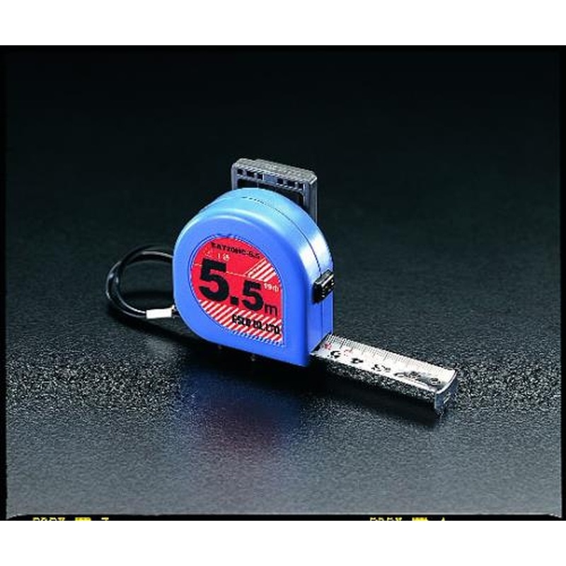 エスコ EA720HC-5.5 19mmx5.5mメジャー(ブレーキ/クリップ付) 1個(ご注文単位1個)【直送品】