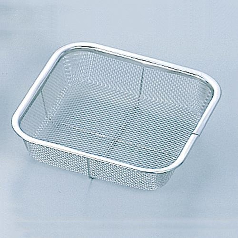 エスコ EA992C-173 180x180x45mmミニ角ざる(ステンレス製) 1個(ご注文単位1個)【直送品】