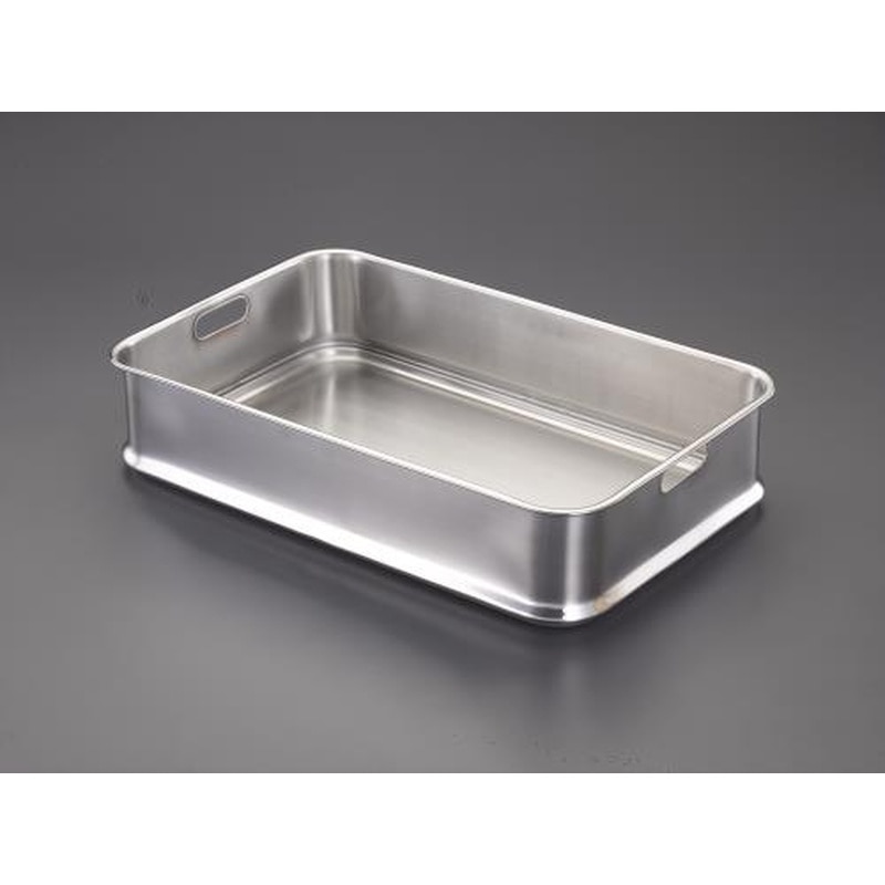 エスコ EA508SD 610x380x130mmトレー(ステンレス製) 1個(ご注文単位1個)【直送品】