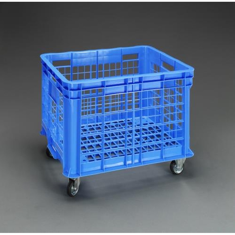 エスコ EA506AG-62 1065x770x624mm/410Lコンテナ(キャスター付) 1個（ご注文単位1個）【直送品】