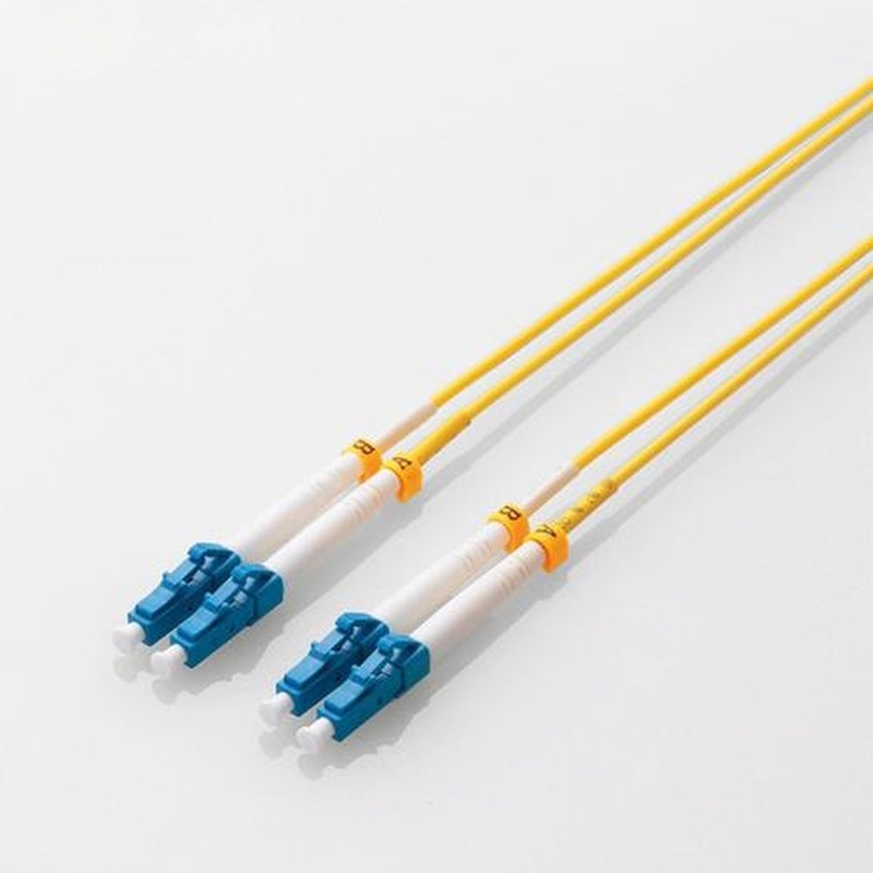 エスコ EA764CG-2 2m光ファイバーケーブル(LCLC/シングルモード) 1個(ご注文単位1個)【直送品】