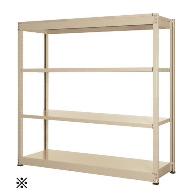 エスコ EA976DJ-90B 890x450x1500mm/150kg/3段スチール棚 1個（ご注文単位1個）【直送品】