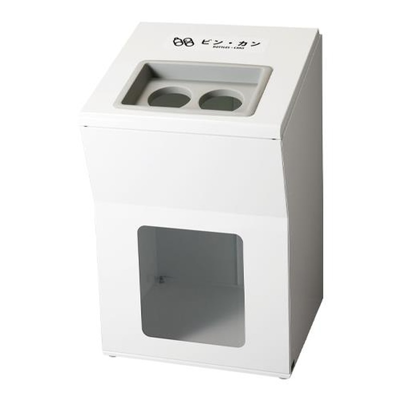 エスコ EA995A-166 100Lダストボックス(スチール製/瓶・缶用) 1個(ご注文単位1個)【直送品】
