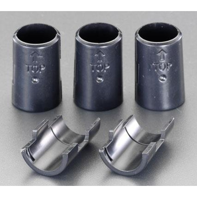 エスコ EA976AK-25 φ19mm用メタルラックミニ用棚板固定部品(4個) 1個（ご注文単位1個）【直送品】