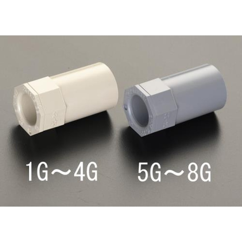 エスコ EA947HN-4G φ36mm［VE管]コネクター(ベージュ) 1個（ご注文単位1個）【直送品】