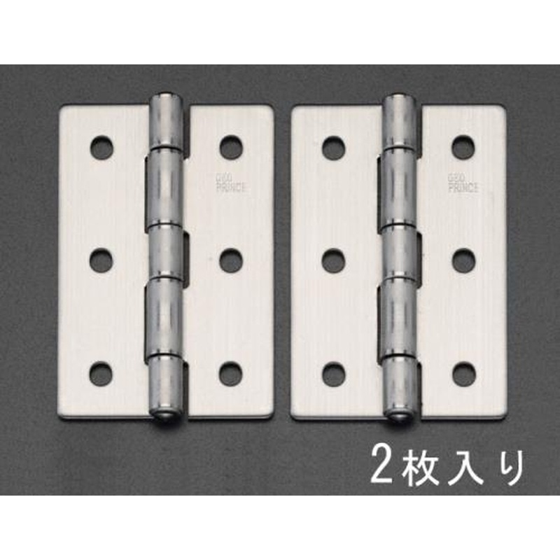 エスコ EA951CK-13 65x50mm厚口丁番(ステンレス製/2個) 1個（ご注文単位1個）【直送品】