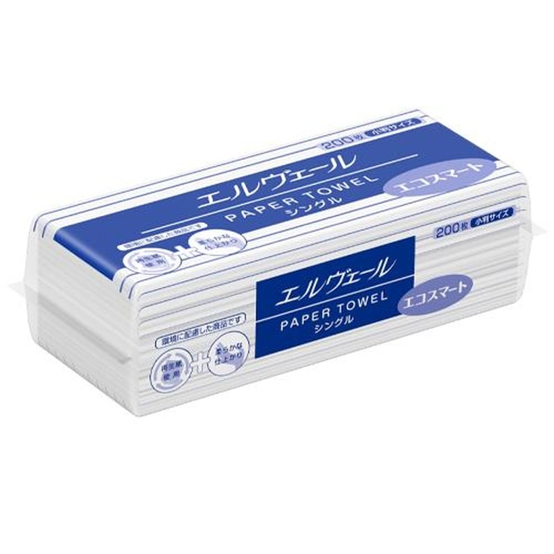 エスコ EA929AE-81AA 170x210mmペーパータオル(200枚) 1個(ご注文単位1個)【直送品】